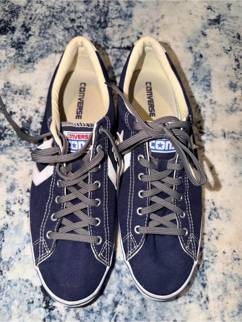 Converse Star Player EV Ox Navy White‎ Canvas Sneakers Men’s Size 11